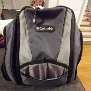 Columbia gray black backpack diaper bag